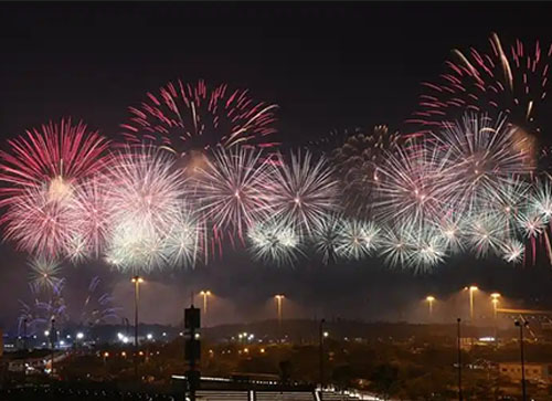 凤冈县焰火晚会